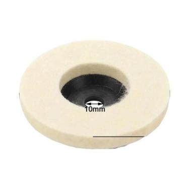 Imagem de Disco De Polimento De Feltro De Lã De 2/3 Polegadas Para Esmerilhadeir