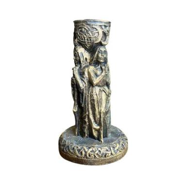 Imagem de Castiçal Tríplice Grande - Simbologia da Tríplice Deusa - no-brand