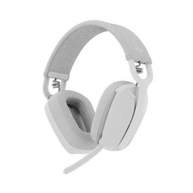 Imagem de Headset Logitech Zone Vibe 100 Bluetooth Wireless C/Mic 40 mm Branco