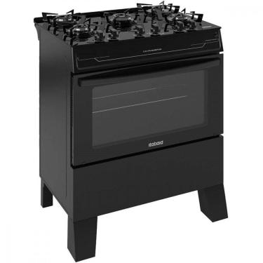 Imagem de Fogão Itatiaia Electra Plus 5 Bocas Acendimento Automático Preto Fosco Bivolt