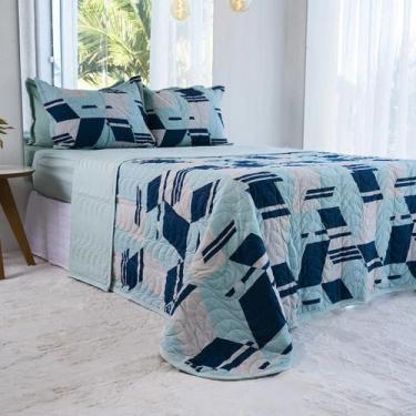 Imagem de Cobre leito bella malha queen hugo - bella enxovais