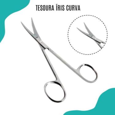 Imagem de Tesoura iris curva - LOVE SAUDE