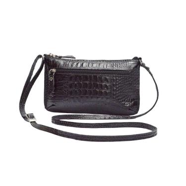 Imagem de Bolsa Transversal Mini Pequena Tiracolo Feminina Lateral Couro 