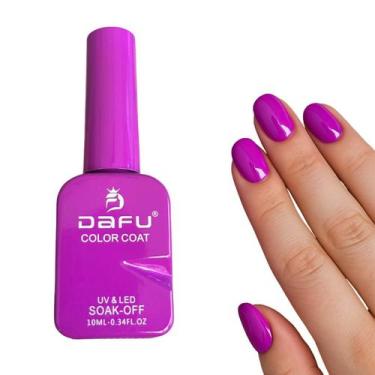 Imagem de Esmalte Gel 10ml Led/Uv Para Unhas Alongamento Nail Design Dafu, Cor M