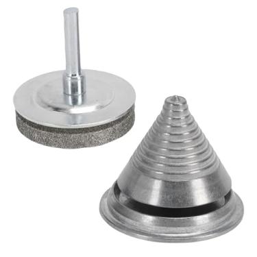 Imagem de Luqeeg Afiador de Balanceador de Cortador de Grama, Grão 100 Peças de Reposição para Cortador de Grama, para Furadeira Elétrica Manual Enxadas Rotativas Tesouras de Jardim