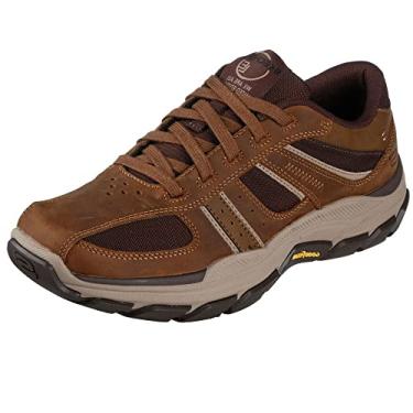 Imagem de Skechers Tênis masculino Respected Edgemere, Couro do deserto, 8