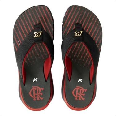Imagem de Sandália Kenner Masculino Orak Flamengo Preto/vermelho 1901027300-1 (eeq-01) 42