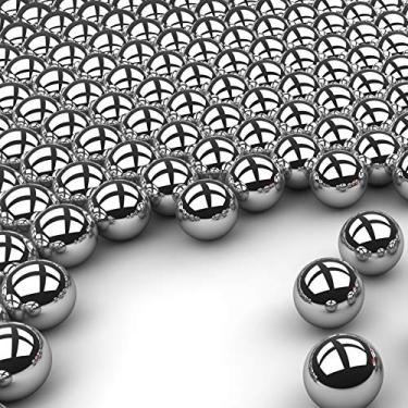 Imagem de BC Precision Bolas De Munição Para Estilingue 1/4" E 6,35 Mm (100 Unidades), Aço Grau A, Fácil Aderência, Recuo Suave, Voo Preciso