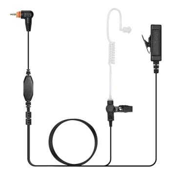 Imagem de Seekingtec Fone de ouvido Motorola SL300, SL7550 SL7580 SL7590 SL4000 SL3500e SL1K SL1M Walkie Talkie compatível com rádio bidirecional 1 pino fone de ouvido Mic PTT com tubo acústico