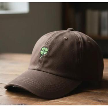 Imagem de Boné Aba Curva Trevo Masculino Feminino Dadhat Ajustável - Sem marca, 