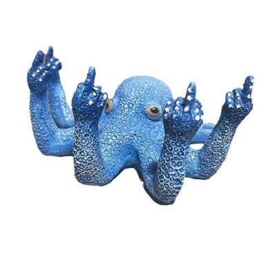 Imagem de Escultura de decoração de jardim que brilha no escuro Polvo 300g - yiw