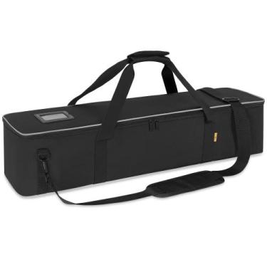 Imagem de Bolsa de tripé ITHWIU multifuncional 81x18x18cm com alça preta