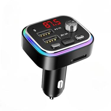 Imagem de Adaptador Veicular QC3.0 + Bluetooth 5.0: Transmissor FM, MP3 Player, Áudio Estéreo Modulação