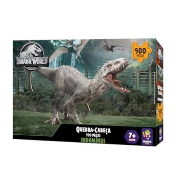 Imagem de Jurassic World, Quebra-cabeça 500 peças Indominus Rex, Mimo brinquedos
