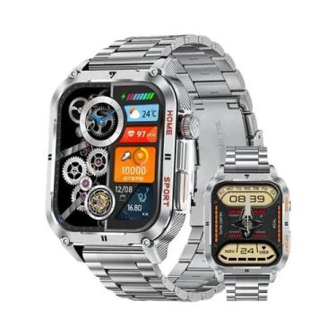 Imagem de Relógio Inteligente Masculino À Prova d'Água Com Tela Grande Bluetooth