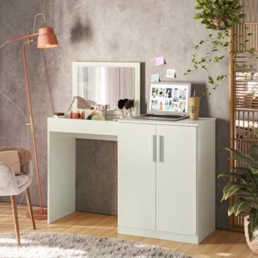 Imagem de Mesa Escrivaninha / Penteadeira com Espelho Belle - MobiBaby