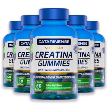 Imagem de Kit 5 Creatina Gummies Monohidratada Catarinense 60 Gomas