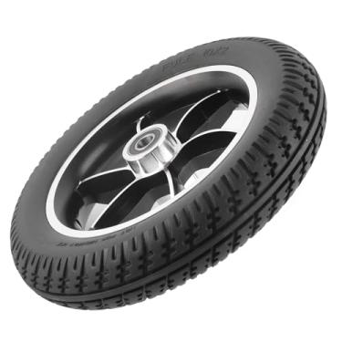 Imagem de YWBL-WH Resistente, Liga de Alumínio e Borracha, Pneu Resistente e à Prova de Explosão de 9,8 pol. para Substituição da Roda Dianteira de Cadeira de Rodas Elétrica, Com Desempenho Estável e Textura Ao Desgaste, 6001