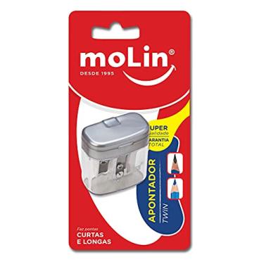 Imagem de Molin Apontador Twin com Depósito – Blister com 1 Unidade