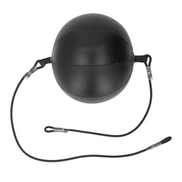Imagem de Ymiko Saco de Boxe de Ponta Dupla Com Alças Ajustáveis ​​Bola de Treinamento de Couro PU de Rebote Rápido para Prática de Velocidade e Coordenação