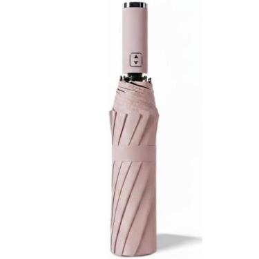 Imagem de Guarda Chuva Automático Dobrável Reforçado AntiVento Proteção Solar UV