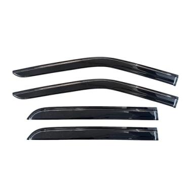 Imagem de Viseiras de janela de proteção contra chuva para Chevy Aveo 2007 2008 2009 2010, com defletores de vento de ventilação para janela externa para 07 08 09 10 Chevy Aveo