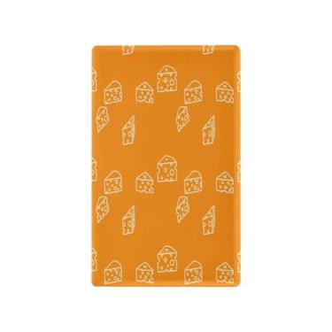 Imagem de Wassud Placa de cobertura para interruptor de luz, cobertura decorativa de queijo, placa de parede para tomadas elétricas duplex 12 x 6 cm