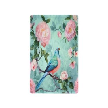 Imagem de Wassud Placa de cobertura de interruptor de luz de ramo de rosa, 1 capa de tomada em branco placa de parede decorativa decoração de casa sala de estar quarto