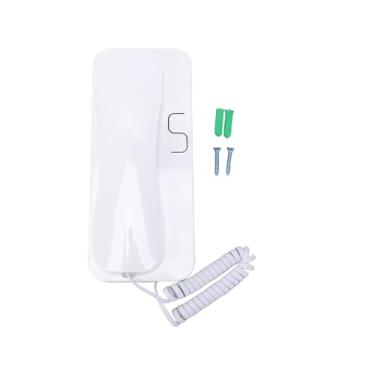 Imagem de Asixxsix Telefone Com Fio, Telefones Com Fio Vintage para Telefone Fixo, Telefones de Parede retrô Com Função Mudo, Telefone de Mesa para Cozinha, Casa, Escola, Hotel, Escritório (Branca)