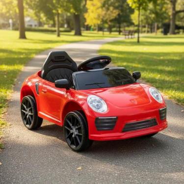 Imagem de Carro Elétrico Infantil Compact Zippy Toys Mini Cor Vermelho