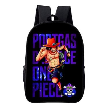 Imagem de Mochila Escolar Estampa Premium Anime One Piece Para Faculdade e Aula 