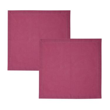 Imagem de Cj 2 Guardanapos de Tecido Algodão Cassis 40x40cm Royal Decor