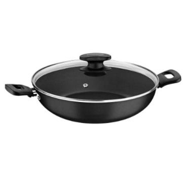 Imagem de Panela Uok de Aluminio Antiaderante Wok Loreto - A.R Variedades MT
