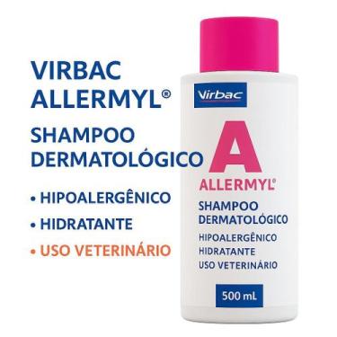 Imagem de Allermyl Virbac 500 mL Shampoo Dermatológico para Alergias
