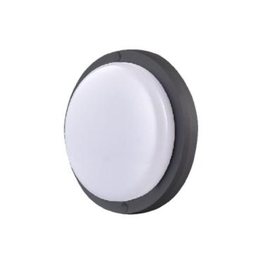 Imagem de Luminária Tartaruga 18W Redonda Preta Bivolt