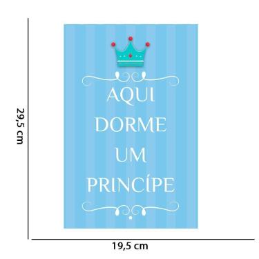 Imagem de Quadro Placa Infantil Príncipe