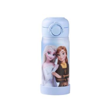 Imagem de Garrafinha Térmica Infantil Frozen 350ml Azul Claro - Disney, U, Azul 