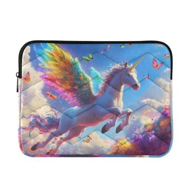 Imagem de Capa para laptop de 15,6 polegadas bolsa de transporte fina para computador à prova de choque capa protetora para notebook