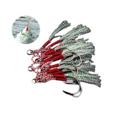 Imagem de Anzóis De Pesca Slow Jigging De Aço De Alto Carbono 20-100 Peças, Anzo