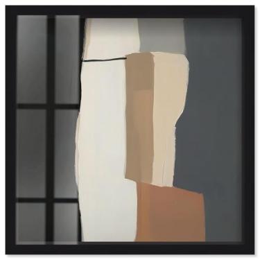 Imagem de Passageway I Shadowbox Print Modern Boho Wall Art por Art Remedy, moldura preta, 25 x 25