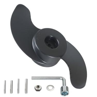 Imagem de MKP-32 Weedless Wedge 2 hélices para Minn Kota, Minn Kota Prop Replacement serve para motores de 3-5/20.3 cm, hélice de motor de pesca para Minn Kota Terrain, Edge, Endura, Powerdrive, Riptide 50, 55