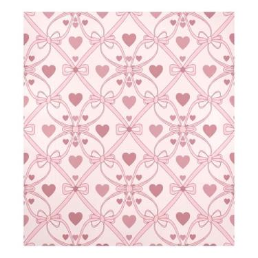 Imagem de Blueangle Capa magnética para lava-louças de coração e laços de dia dos namorados, decoração da capa frontal da máquina de lavar louça, adesivos de eletrodomésticos, adesivos de eletrodomésticos, 58