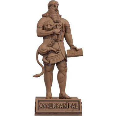 Imagem de Estátua Assurbanípal Rei dos Assírios (Cor Madeira)