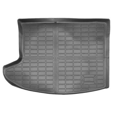 Imagem de WGGDRAQQ Forro de porta-malas para Jeep Compass 2007-2017 Tapetes traseiros para porta-malas Bandeja de bota 3D TPE para todos os climas, preto