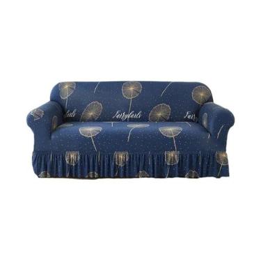 Imagem de Capa De Sofá Antiderrapante Elástica Estampada Protetor De Móveis Para