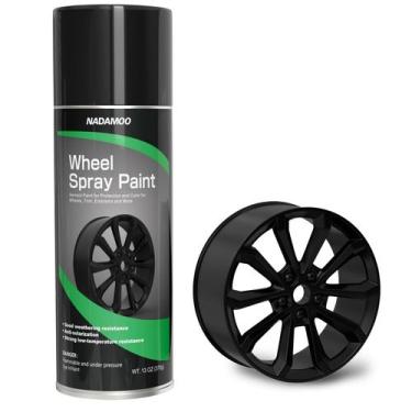 Imagem de Pintura en Aerosol NADAMOO para Rines de Aluminio 380 mL Negra