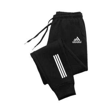 Imagem de Calças De Moletom Casuais Masculinas De Alta Qualidade Para Fitness E 