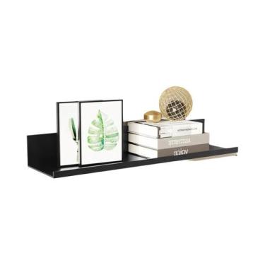 Imagem de Prateleiras Flutuantes De Metal De Camada Única Para Quarto, Banheiro,