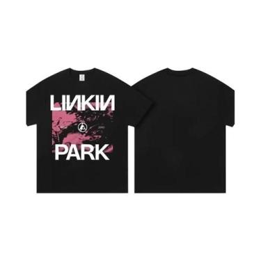 Imagem de Camiseta Punk Rock Linkin Park Zero Tour Para Homens E Mulheres, Manga