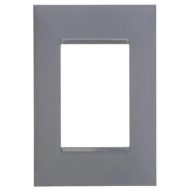 Imagem de Placa 4x2 3 Postos Pial Plus+ Legrand Cinza 618503CZ